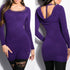 Long Sleeve Open Back Jumper